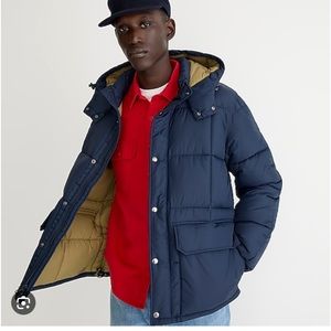 Nordic quilted puffer jacket.